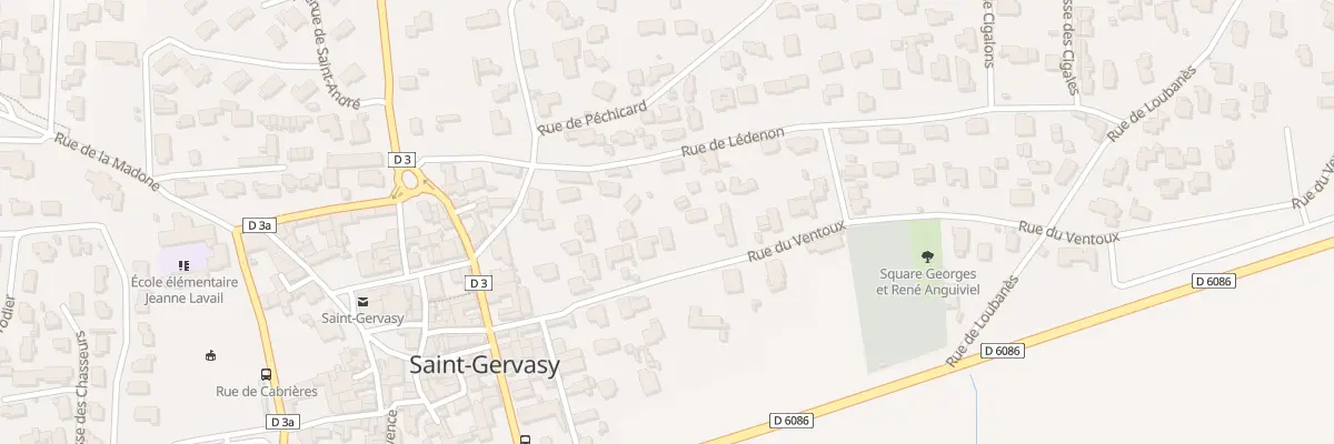 Plan du 14 Rue du Ventoux à Saint-Gervasy