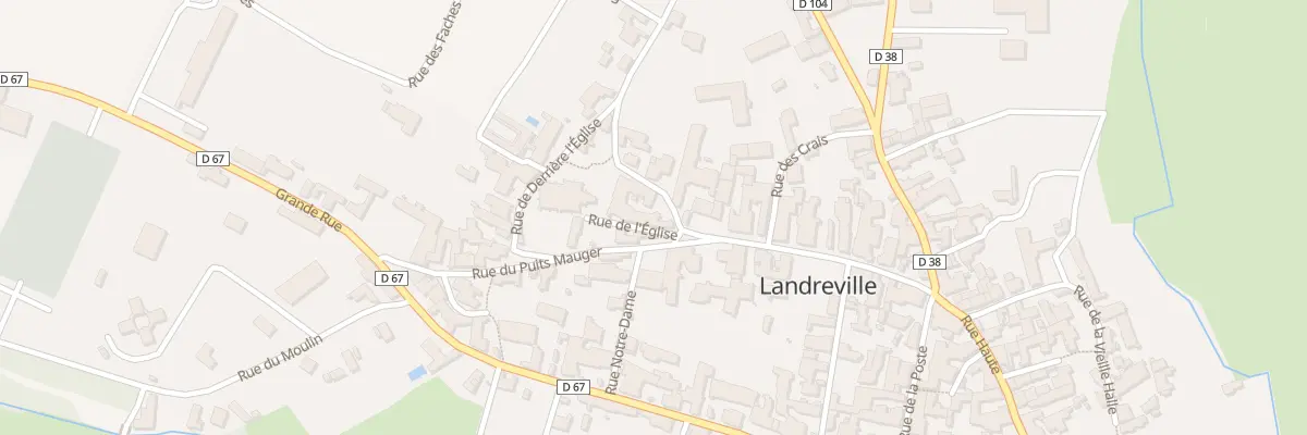 Plan du 1 Rue de la Croix Malot à Landreville