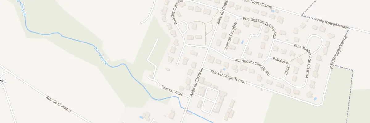 Plan du 5339 Rue des Chenevières à L’Épine