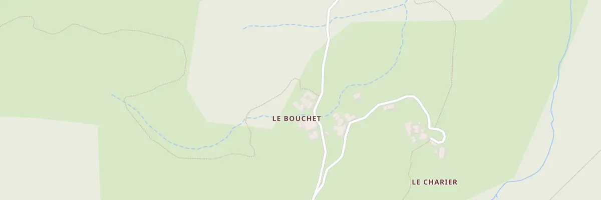 Plan du 3 Le Bouchet à Ajoux