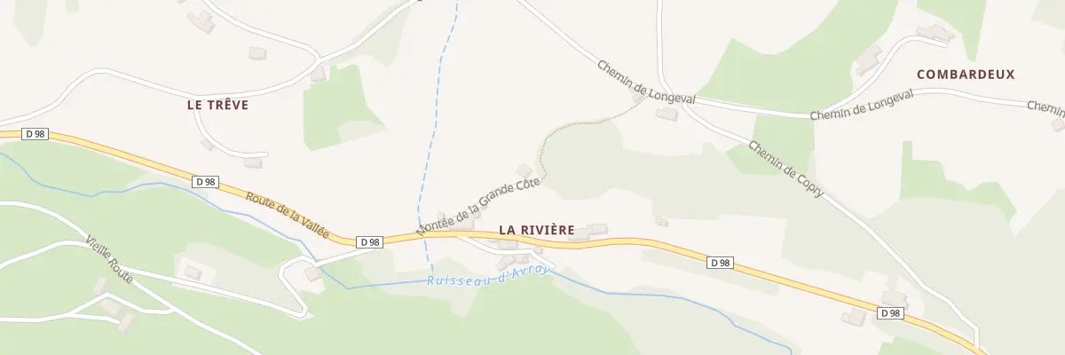 Plan du 133 Mte de la Grande Côte à Saint-Just-d’Avray