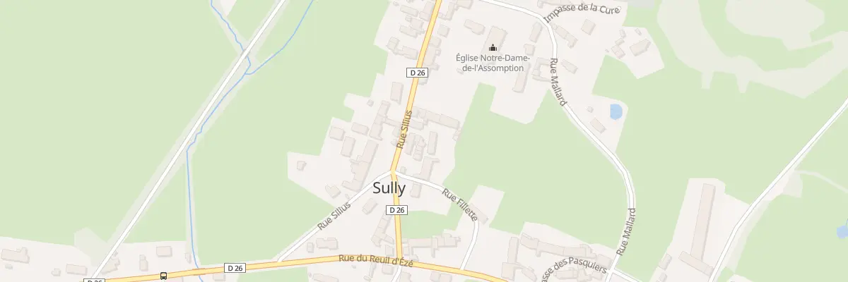 Plan du 6 Rue Silius à Sully