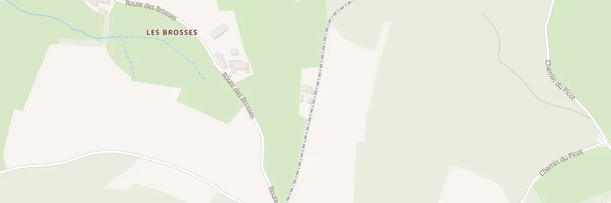 Plan du 5119 Les Brosses Est à Verosvres