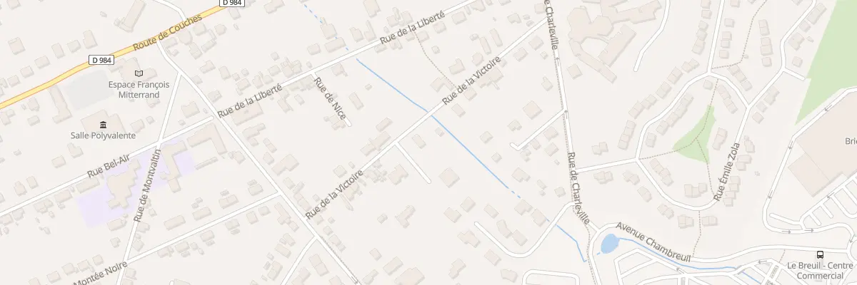Plan du 10 Rue de la Victoire au Breuil