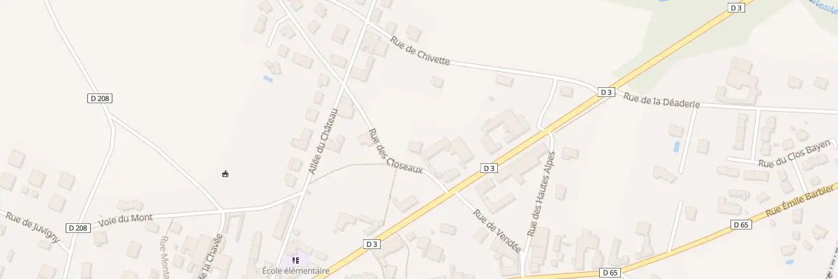 Plan du 6 Rue des Closeaux à L’Épine