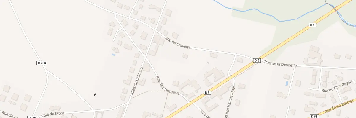 Plan du 21 Rue de Chivette à L’Épine