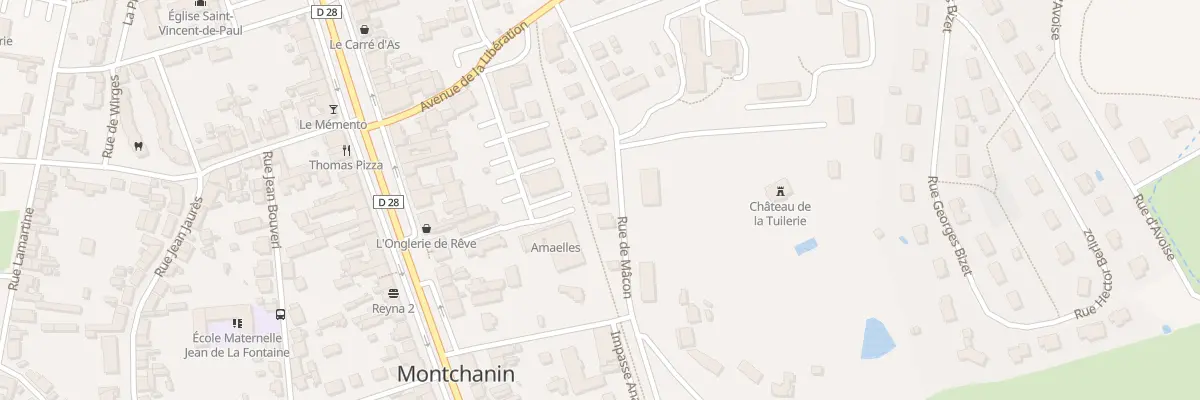 Plan du 14 Rue de Mâcon à Montchanin