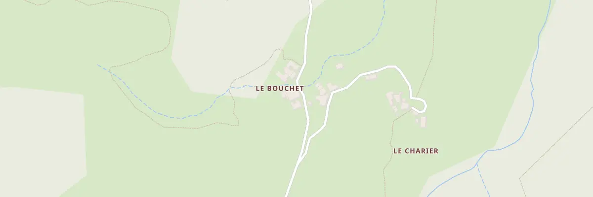 Plan du 1 Le Bouchet à Ajoux