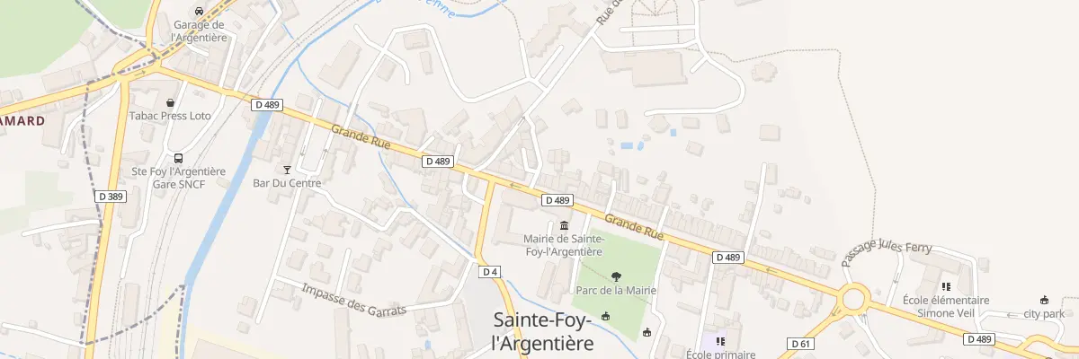 Plan du 371 Grande Rue à Sainte-Foy-l’Argentière
