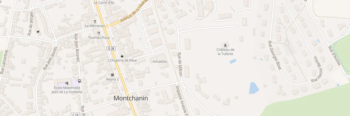 Plan du 16 Rue de Mâcon à Montchanin