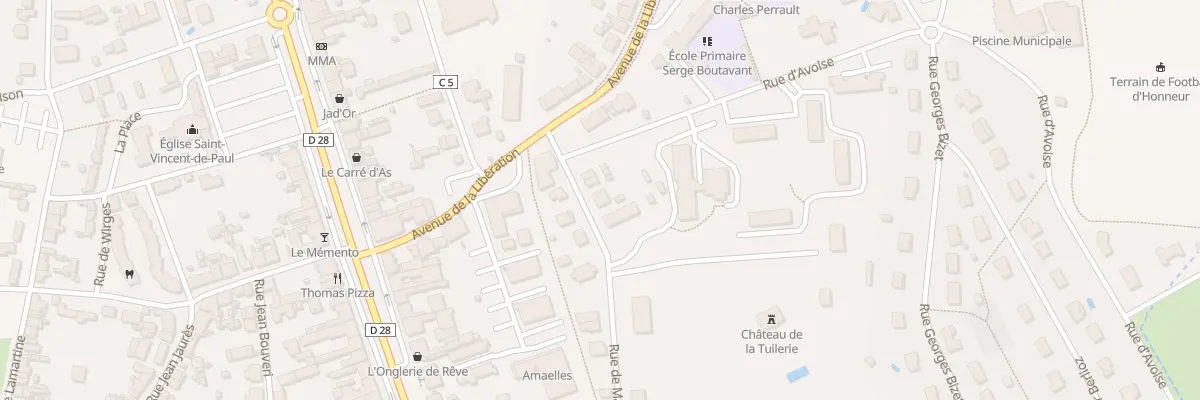 Plan du 5 Rue de Mâcon à Montchanin