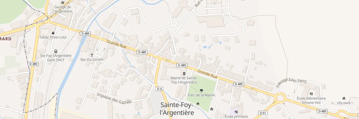 Plan du 385 Grande Rue à Sainte-Foy-l’Argentière