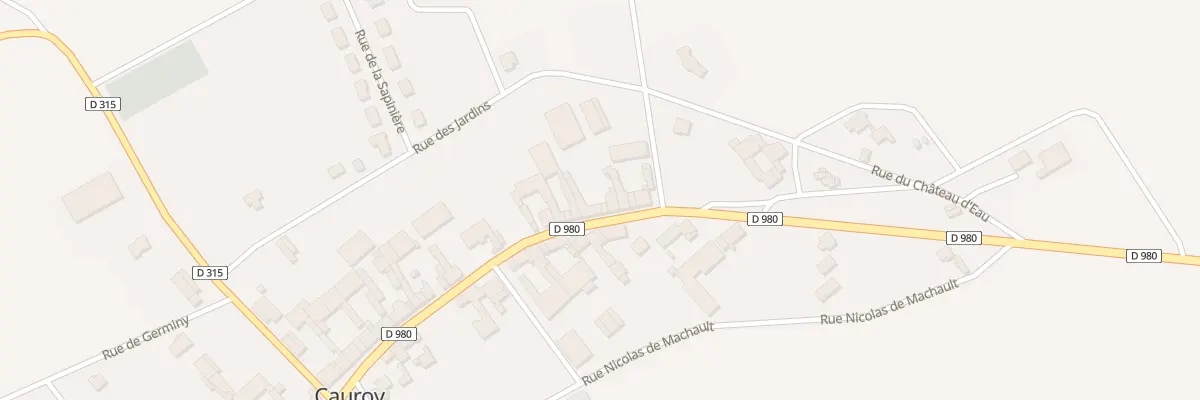 Plan du 30 Rue Saint Christophe à Cauroy
