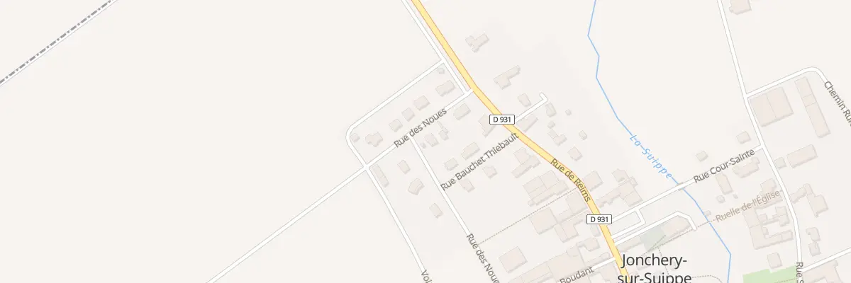 Plan du 3 Rue des Noues à Jonchery-sur-Suippe