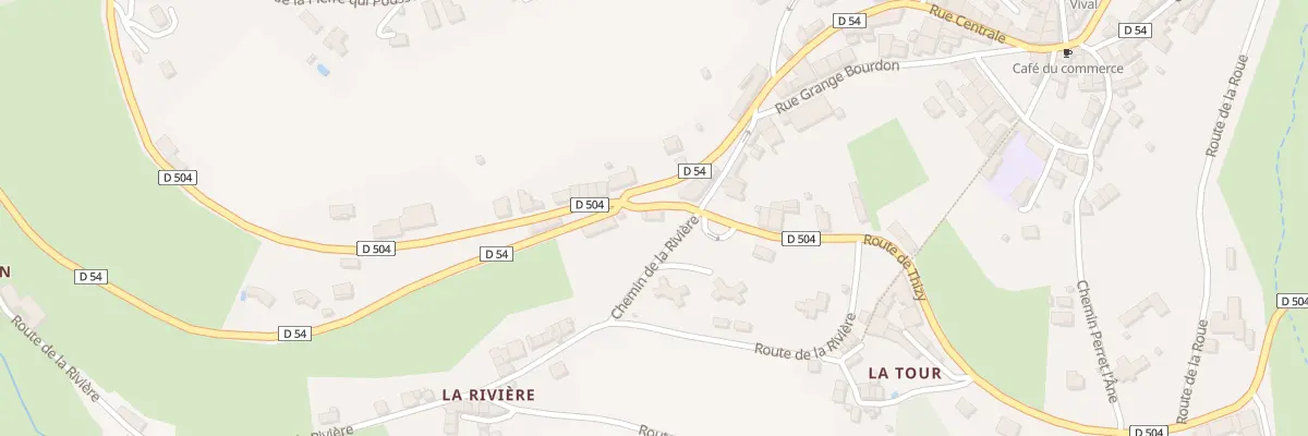 Plan du 681 Rte de Thizy à Grandris