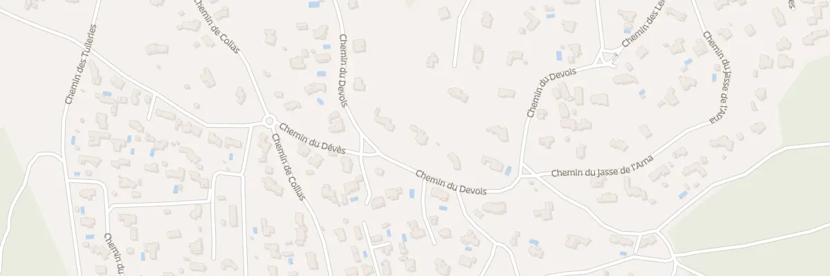 Plan du 1025 Che du Devois à Saint-Siffret