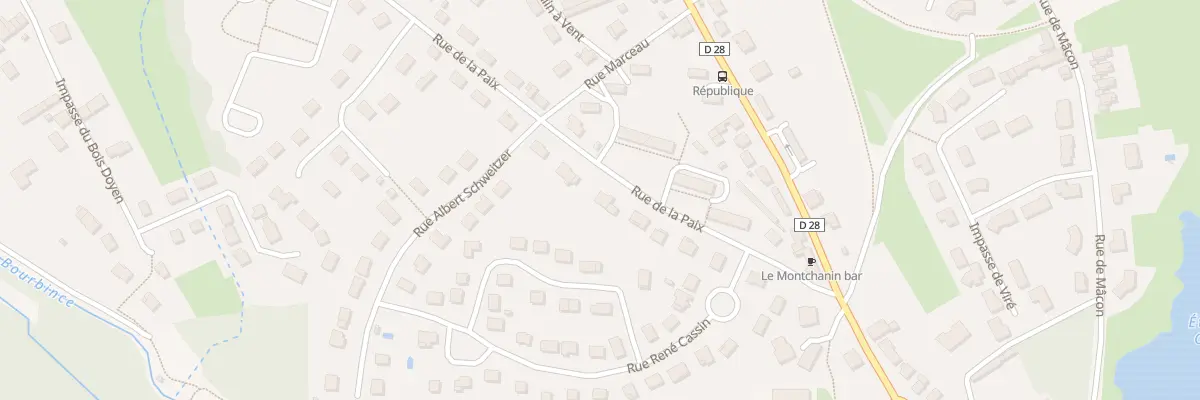 Plan du 17 Rue de la Paix à Montchanin