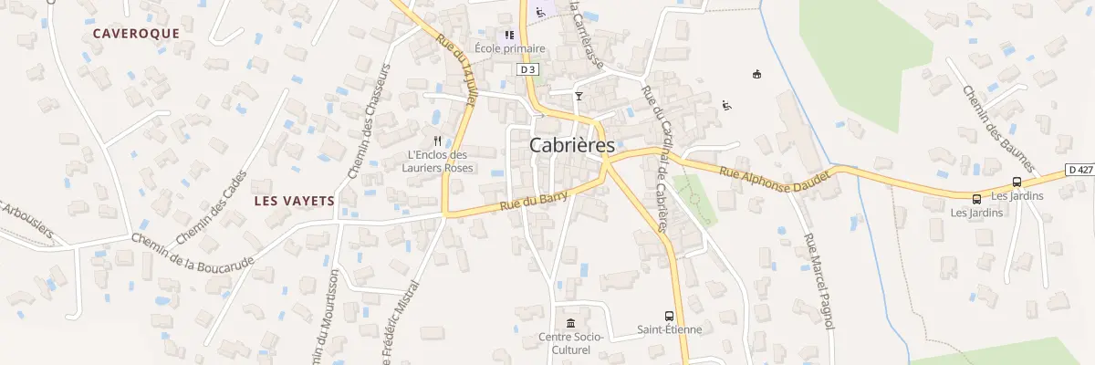 Plan du 34 Rue du Catalan à Cabrières