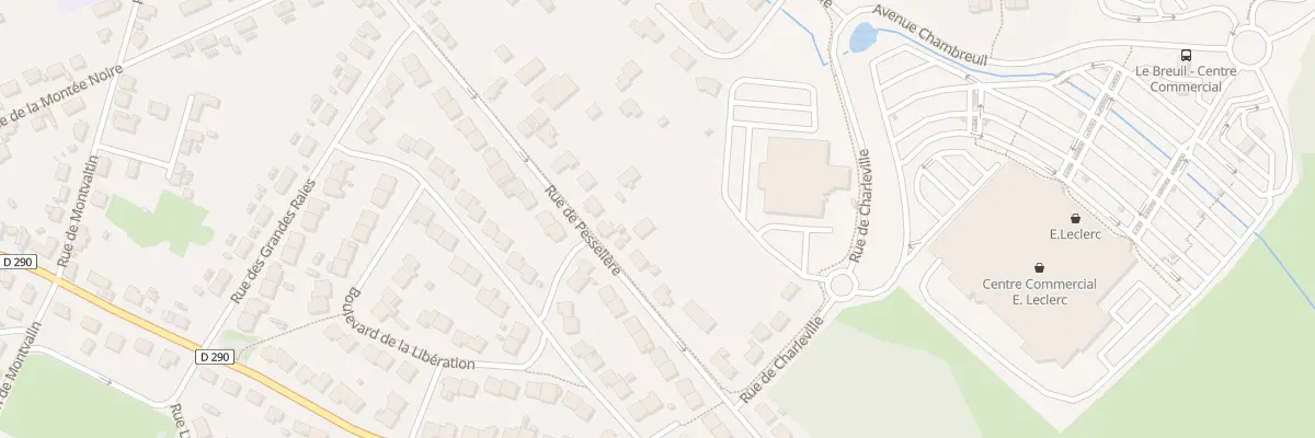 Plan du 45 Rue de Pesseliere au Breuil