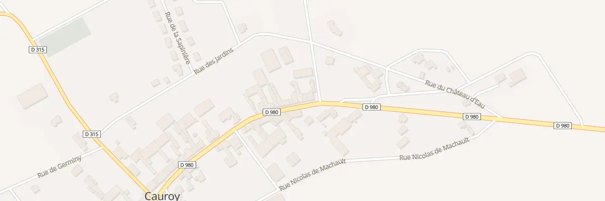 Plan du 32 Rue de Saint Christophe à Cauroy