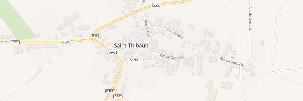 Plan du 5064 Le Village à Saint-Thibault