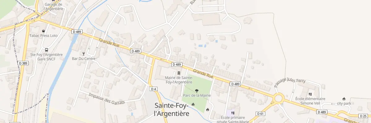 Plan du 415 Grande Rue à Sainte-Foy-l’Argentière