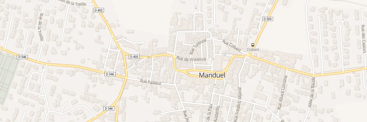 Plan du 9T Rue de Provence à Manduel