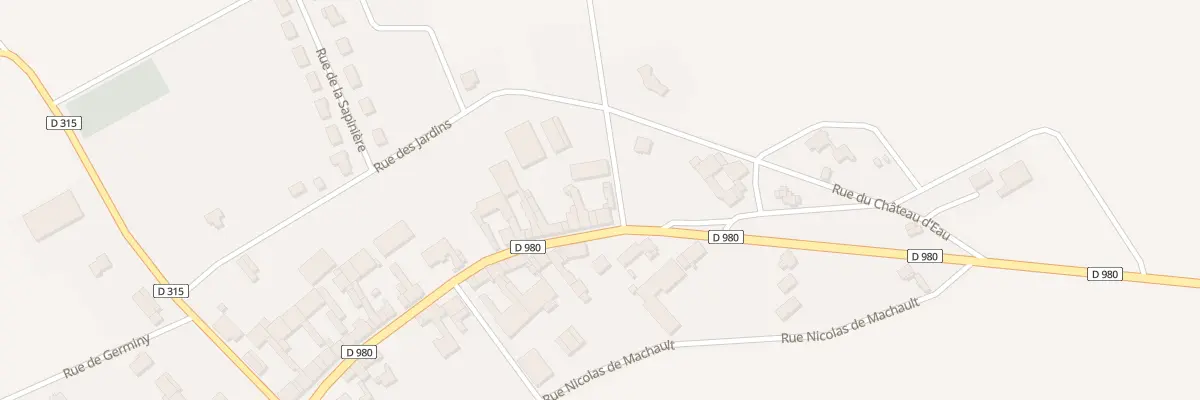 Plan du 34 Rue de Saint Christophe à Cauroy