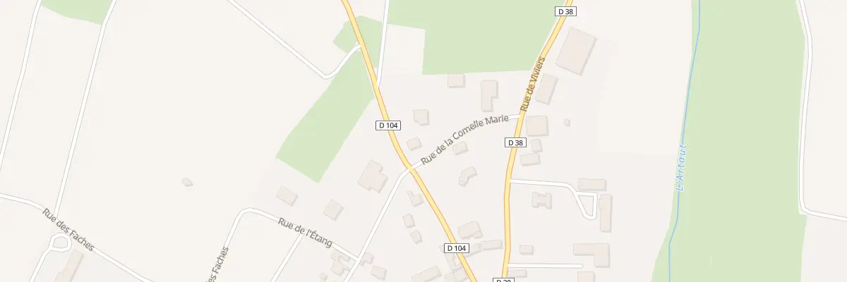 Plan du 7A Rue de la Comelle Marie à Landreville