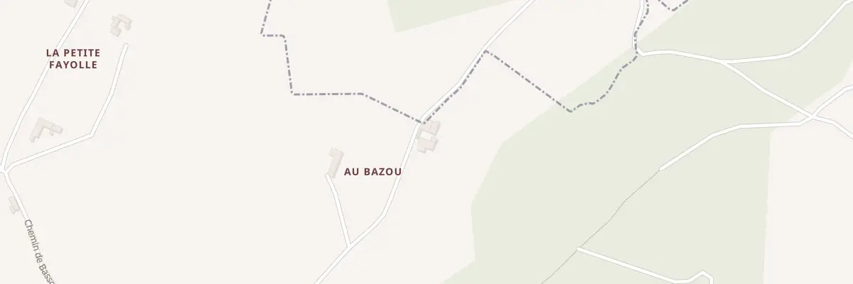 Plan du 420 Che du Bazou à Saint-Christo-en-Jarez