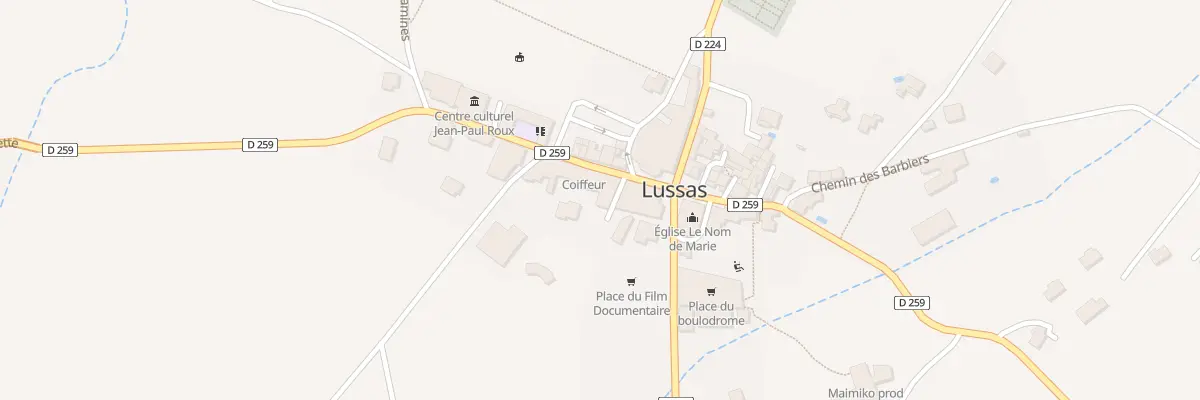Plan du 5323 Le Village à Lussas