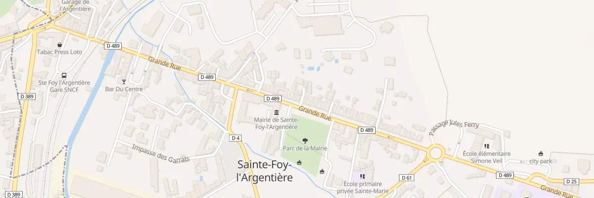 Plan du 433 Grande Rue à Sainte-Foy-l’Argentière