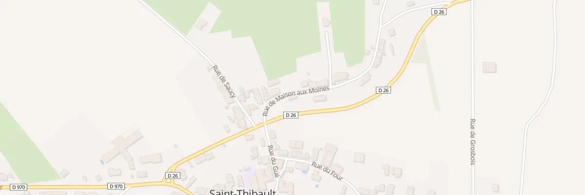 Plan du 5027 Le Village à Saint-Thibault