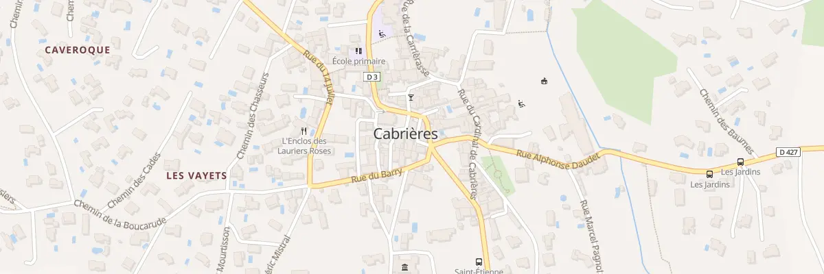 Plan du 19 Rue du Four à Cabrières