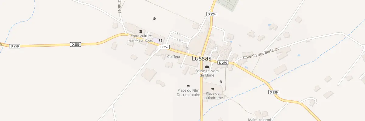 Plan du 4 Imp de la Forge à Lussas