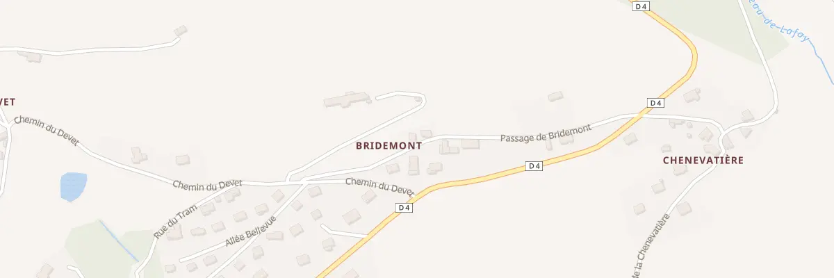 Plan du 260 Pas de Bridemont à Saint-Genis-l’Argentière