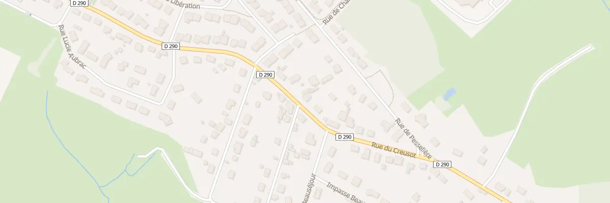 Plan du 87 Rue du Creusot au Breuil