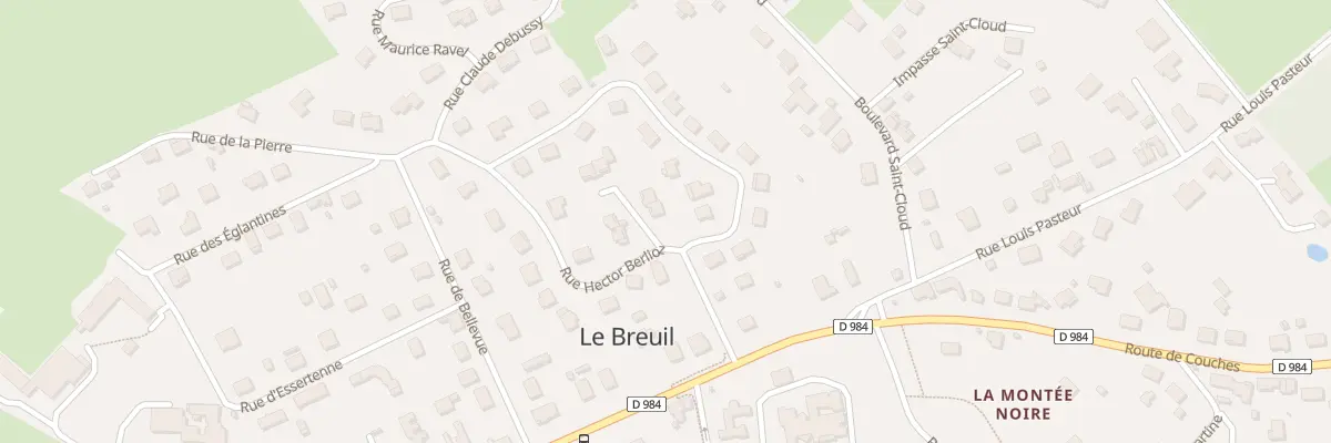 Plan du 2 Imp Jean Philippe Rameau au Breuil