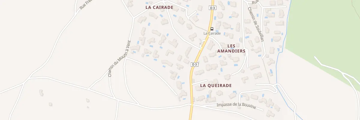 Plan du 155 Rue des Muriers à Cabrières
