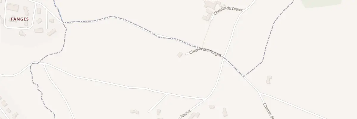 Plan du 1045 Rte de Grange Neuve à Larajasse