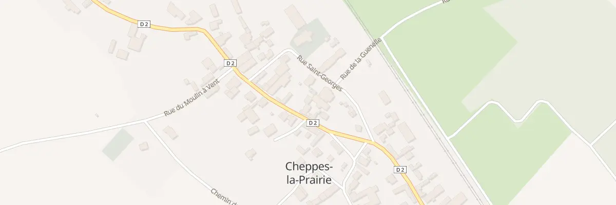 Plan du 34 Rue Georges d’Amboise à Cheppes-la-Prairie