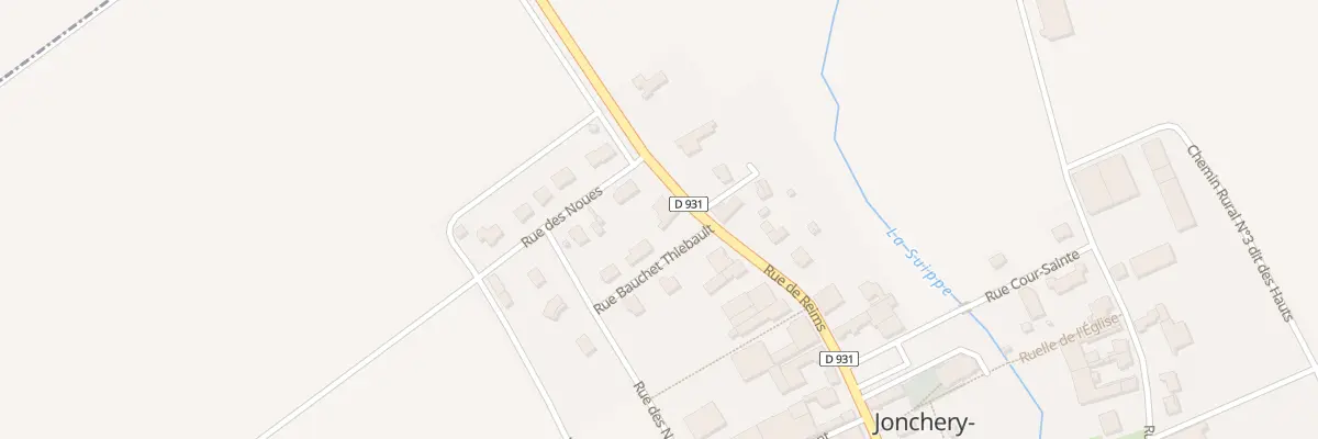 Plan du 33 Rue de Reims à Jonchery-sur-Suippe