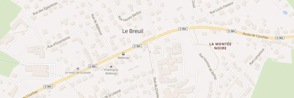 Plan du 78 Rte de Couches au Breuil