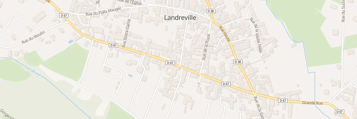 Plan du 1 Rue Collin Monsieur à Landreville