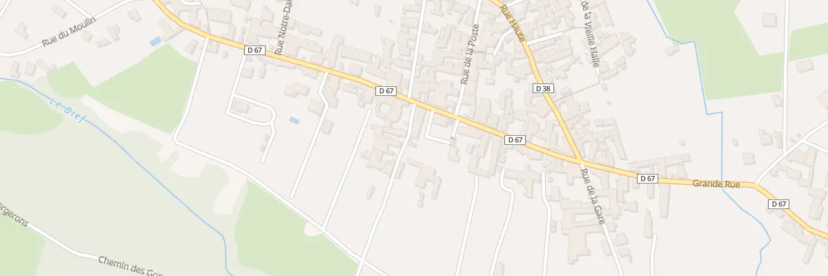 Plan du 1B Rue sous la Belle à Landreville