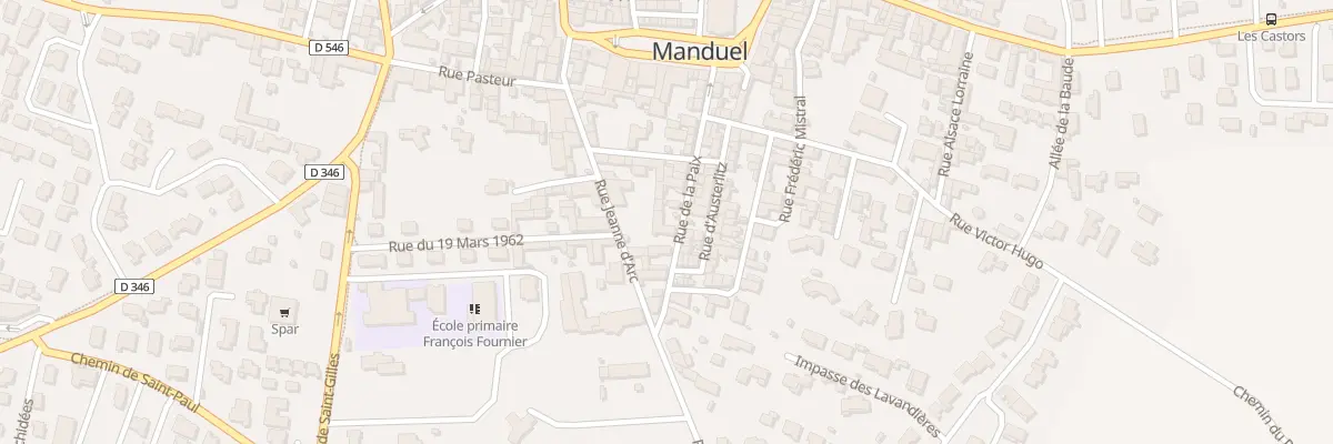 Plan du 24 Rue de la Paix à Manduel