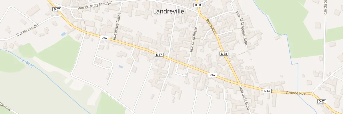 Plan du 66 Grande Rue à Landreville