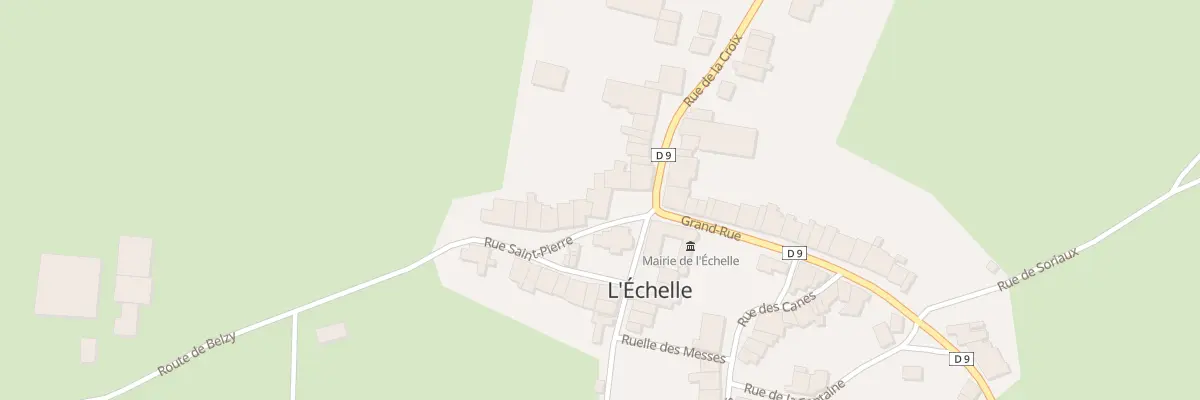 Plan du 3 Pl de la Halle à L’Échelle