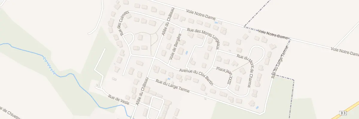 Plan du 2 Av du Clos Bertin à L’Épine