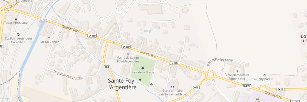 Plan du 483 Grande Rue à Sainte-Foy-l’Argentière